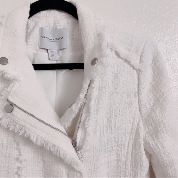 📌 Carolina Belle Montreal Asymmetrical Tweed Blaz - Picture 2 of 6